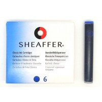 Sheaffer cartridges 6 pack, blue