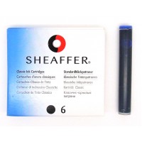 Sheaffer cartridges 6 pack, black
