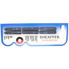 Sheaffer VFM standard cartridges 6 pack, black