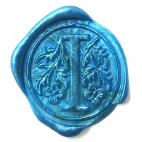 Sky blue wax