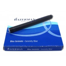 Waterman Serenity Blue Ink Cartridges 8 Pack