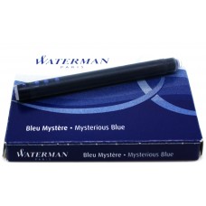 Waterman Mysterious Blue Ink Cartridges 8 Pack