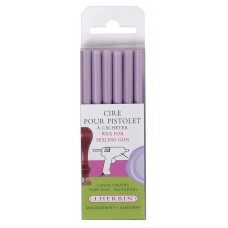 Pearly Wax Gun Sticks - Lilac (6 pack)